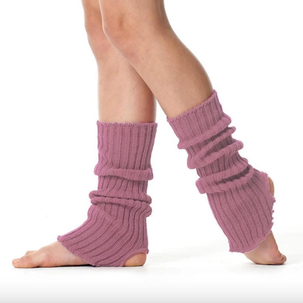 NWOT Ballet Legwarmer - Dusty Rose - 16 Inch Stirrup
